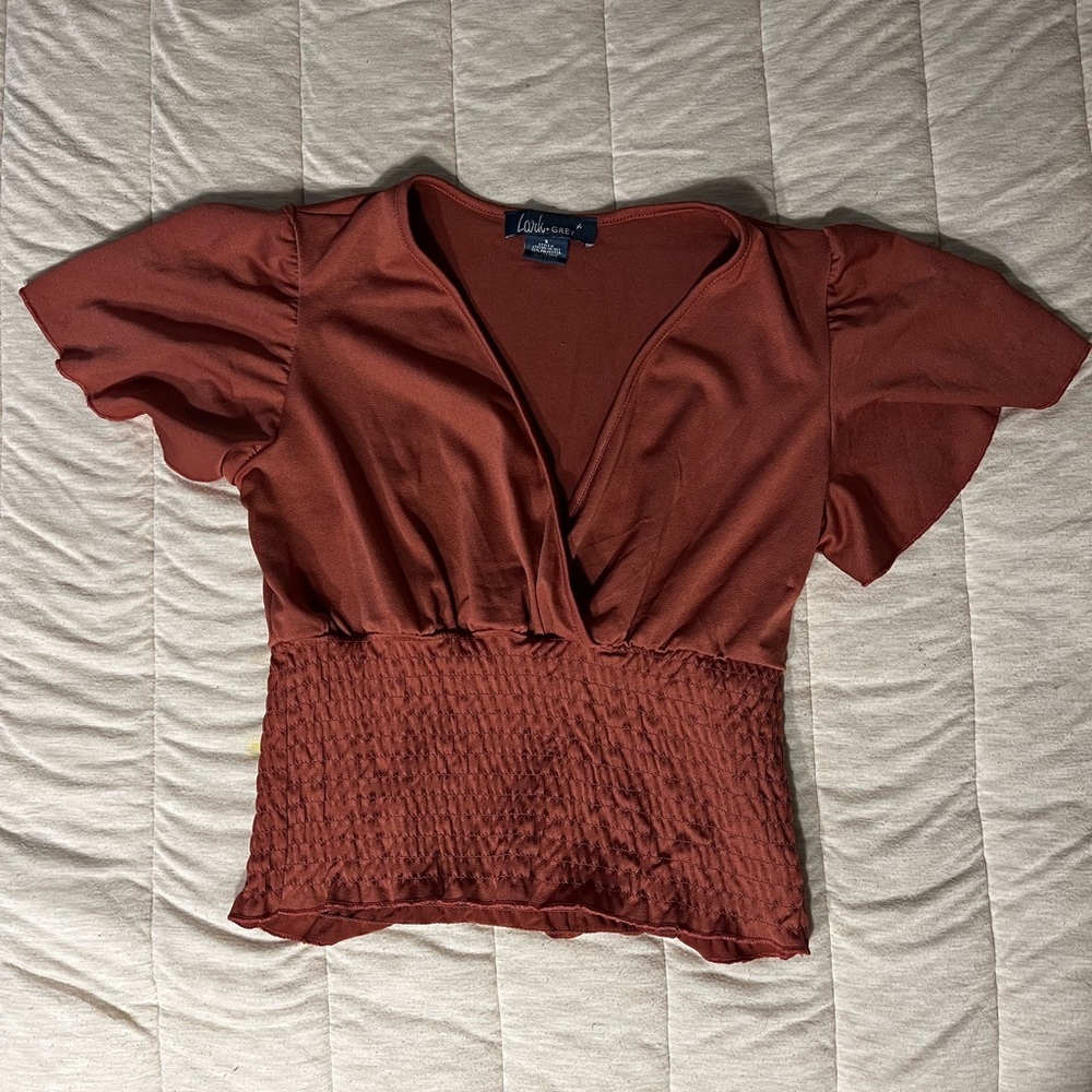 Women’s Small Rust Pink Top